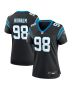 D.J. Wonnum 98 Carolina Panthers Women’s Game Jersey – Black
