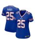 Daequan Hardy 25 Buffalo Bills Women’s Game Jersey – Royal