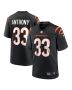 Daijahn Anthony 33 Cincinnati Bengals Game Men Jersey – Black