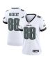 Dallas Goedert 88 Philadelphia Eagles White Game Women Jersey – White