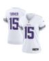 Dallas Turner 15 Minnesota Vikings Women’s Alternate Game Jersey – White