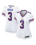 Damar Hamlin 3 Buffalo Bills Women’s Game Jersey – White
