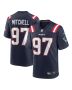 DaMarcus Mitchell 97 New England Patriots Game Men Jersey – Navy
