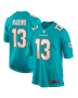 Dan Marino 13 Miami Dolphins Men Game Retired Jersey – Aqua