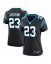 Dane Jackson 23 Carolina Panthers Women’s Game Jersey – Black