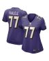 Daniel Faalele 77 Baltimore Ravens Women’s Game Jersey – Purple