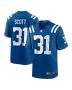 Daniel Scott 31 Indianapolis Colts Game Men Jersey – Royal