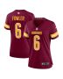 Dante Fowler Jr. 6 Washington Commanders Women’s Game Jersey – Burgundy