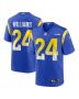Darious Williams 24 Los Angeles Rams Team Game Men Jersey – Royal
