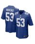 Darius Muasau 53 New York Giants Team Game Men Jersey – Royal