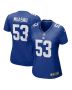 Darius Muasau 53 New York Giants Women’s Game Jersey – Royal