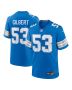 DaRon Gilbert 53 Detroit Lions Game Men Jersey – Blue