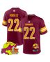 Darrick Forrest 22 Washington Commanders Super Bowl LIX New Orleans Patch Game Men Jersey – Burgundy