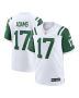 Davante Adams 17 New York Jets White Classic Alternate Game Jersey – Men