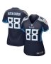 David Martin-Robinson 88 Tennessee Titans Women’s Game Jersey – Navy