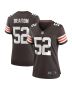Dawson Deaton 52 Cleveland Browns Women’s Game Jersey – Brown