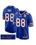 Dawson Knox 88 Buffalo Bills Super Bowl LIX Champions Patch ‘New Orleans – Where Passion Ignites’ EMBROIDERED Game Men Jersey – Royal
