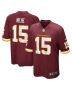 Dax Milne 15 Washington Football Team Men Game Jersey – Burgundy