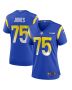 Deacon Jones 75 Los Angeles Rams Women Game Retired Jersey – Royal