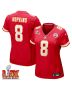 DeAndre Hopkins #8 Kansas City Chiefs Super Bowl LIX Women’s Jersey – Red