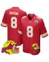 DeAndre Hopkins 8 Kansas City Chiefs Super Bowl LIX New Orleans Patch Game Men Jersey – Red
