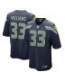 Dee Williams 33 Seattle Seahawks Game Men Jersey – College Navy
