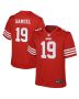 Deebo Samuel 19 San Francisco 49ers YOUTH Game Jersey – Scarlet