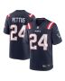 Dell Pettus 24 New England Patriots Game Men Jersey – Navy
