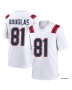 Demario Douglas 81 New England Patriots Game Men Jersey – White