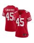 Demetrius Flannigan-Fowles 45 San Francisco 49ers Women’s Game Jersey – Scarlet