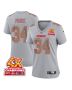 Deneric Prince 34 Kansas City Chiefs Super Bowl LVIII Champions 4X Atmosphere Fashion Game Women Jersey – Gray