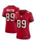 Dennis Houston 89 Tampa Bay Buccaneers Women’s Game Jersey – Red