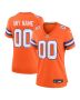 Denver Broncos Women’s Mile High Collection 1977 Throwback Custom Game Jersey – Orange
