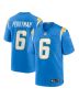 Denzel Perryman 6 Los Angeles Chargers Player Game Men Jersey – Powder Blue