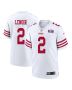 Deommodore Lenoir 2 San Francisco 49ers Super Bowl LVIII Patch Game Men Jersey – White