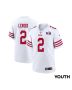 Deommodore Lenoir 2 San Francisco 49ers Super Bowl LVIII Patch Game YOUTH Jersey – White