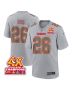 Deon Bush 26 Kansas City Chiefs Super Bowl LVIII Champions 4X Atmosphere Fashion Game Men Jersey – Gray