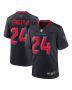 Derek Stingley Jr. 24 Houston Texans 2nd Alternate Game Jersey – Men, Navy