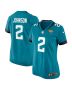 D’Ernest Johnson 2 Jacksonville Jaguars Women’s Game Jersey – Teal