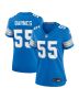 Derrick Barnes 55 Detroit Lions Women’s Team Game Jersey – Blue