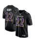 Derrick Henry 22 Baltimore Ravens Fashion Men Jersey – Carbon Black