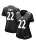 Derrick Henry 22 Baltimore Ravens Game Women Jersey – Black