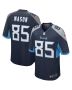 Derrick Mason 85 Tennessee Titans Men Game Retired Jersey – Navy