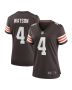Deshaun Watson 4 Cleveland Browns Women Jersey – Brown