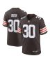 Devin Bush 30 Cleveland Browns Game Men Jersey – Brown