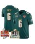 DeVonta Smith 6 Philadelphia Eagles LII-LIX Super Bowl Champions Vapor Limited Gold Jersey – Midnight Green