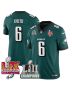 DeVonta Smith 6 Philadelphia Eagles LII-LIX Super Bowl Champions Vapor Limited Jersey – Midnight Green