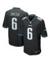 DeVonta Smith 6 Philadelphia Eagles Men Game Jersey – Black