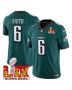 DeVonta Smith 6 Philadelphia Eagles Super Bowl Champions LIX Patch Vapor Limited Jersey – Midnight Green