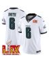 DeVonta Smith 6 Philadelphia Eagles Super Bowl Champions LIX Patch Vapor Limited Jersey – White